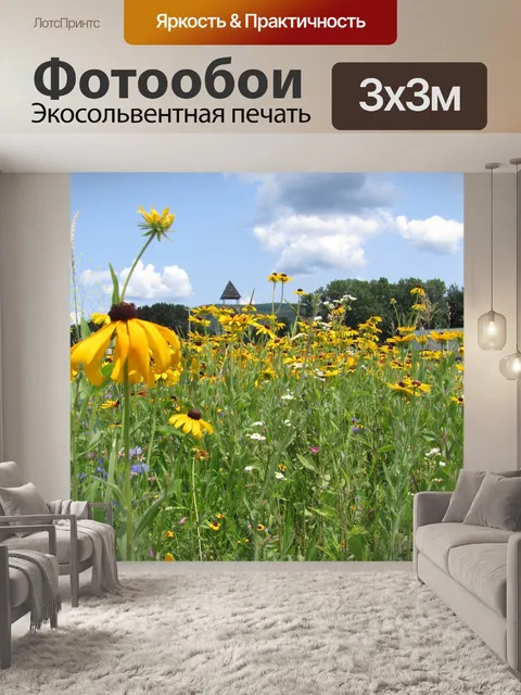 Фотообои Летние цветы
