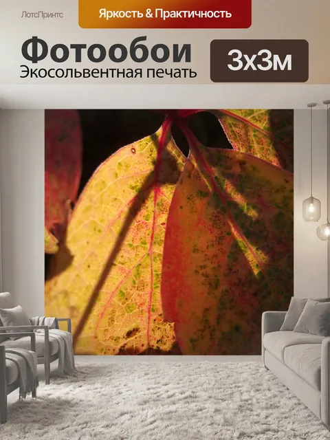 Фотообои Листва