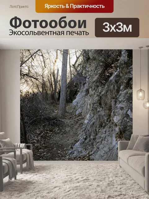 Фотообои Узком скалистом Туризм Путь