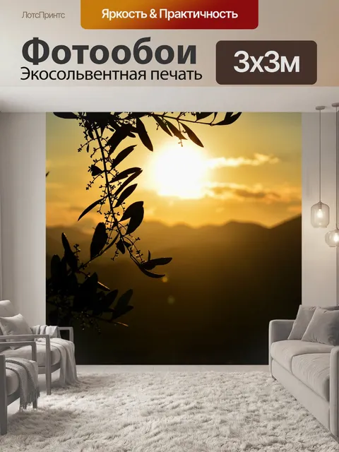 Фотообои Заход солнца