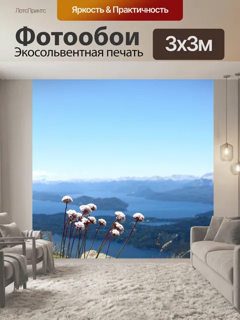 Фотообои Цветы горы