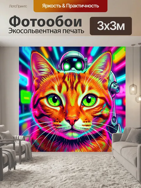 300 × 300 см · Экосольвентная печать