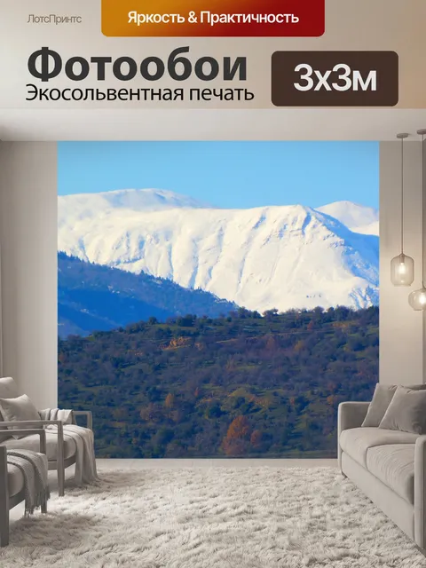 Фотообои Снег