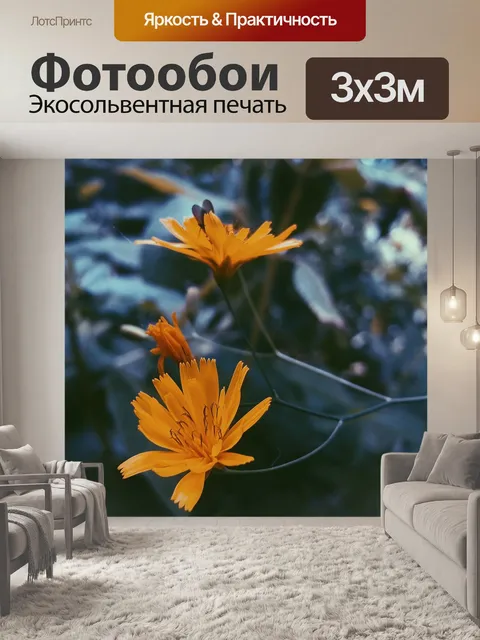 Фотообои Цветы