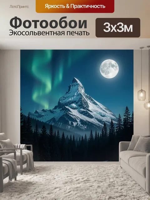 300 × 300 см · Экосольвентная печать