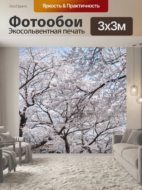 Фотообои Вишня в цвету