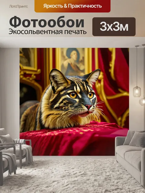Фотообои животные в стиле барокко