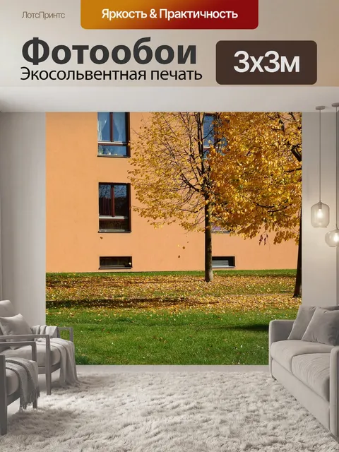 Фотообои Осень в городе