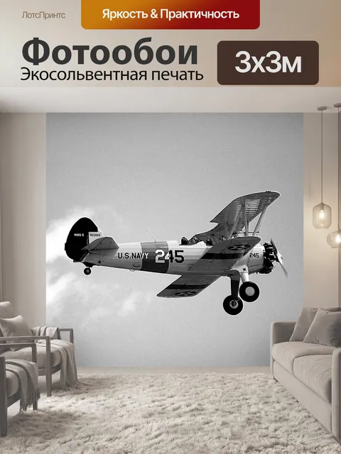 Фотообои Винтажный самолет