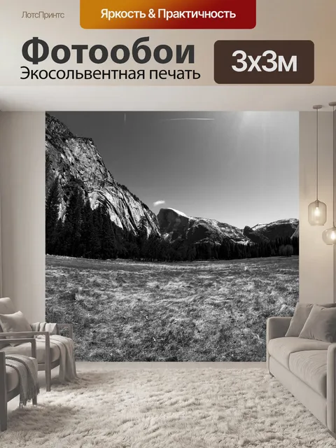 Фотообои Поле Йосемити