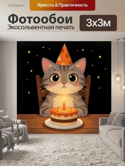300 × 300 см · Экосольвентная печать