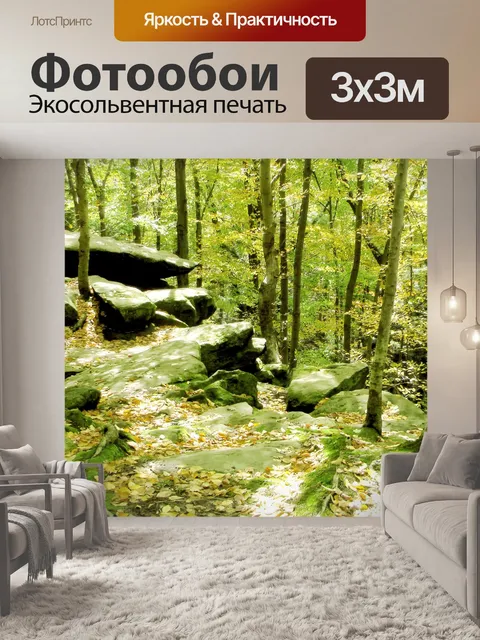 Фотообои Деревья и скалы