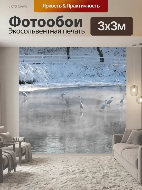 Фотообои Белая цапля