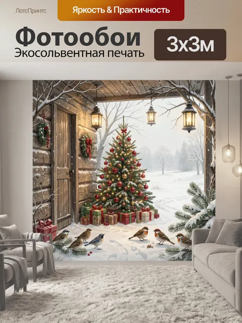 300 × 300 см · Экосольвентная печать