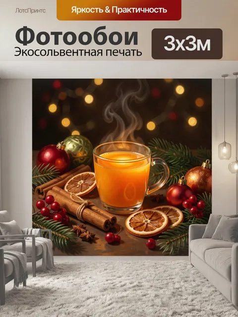 300 × 300 см · Экосольвентная печать