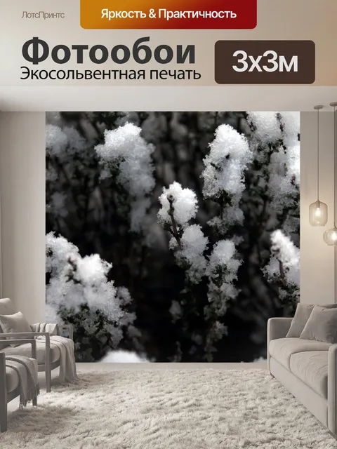 Фотообои Снег