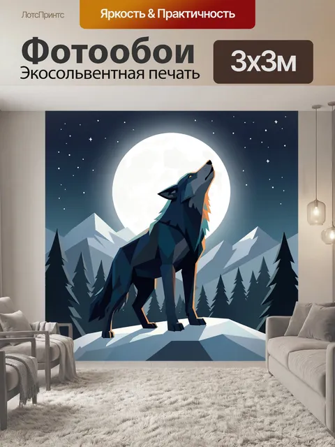 300 × 300 см · Экосольвентная печать