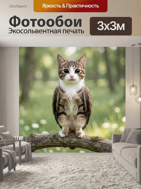 300 × 300 см · Экосольвентная печать