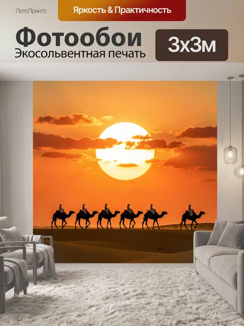 300 × 300 см · Экосольвентная печать