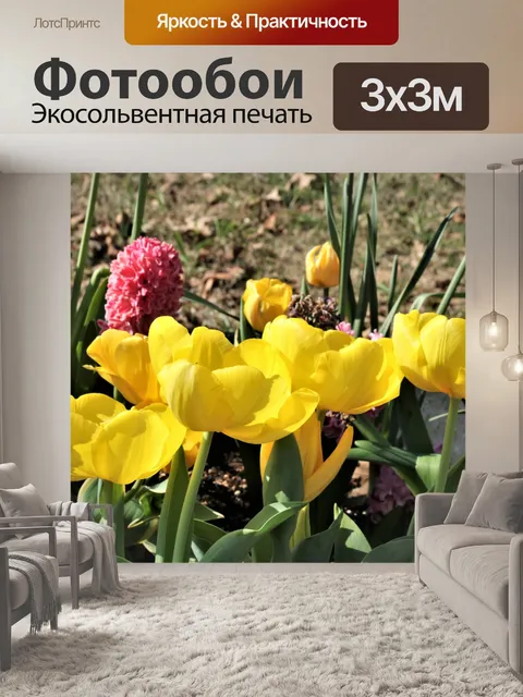 Фотообои Весенний Цветочный Сад
