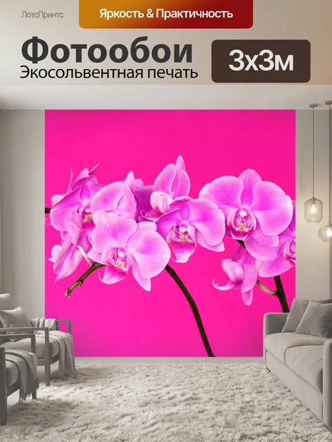 Фотообои Розовый