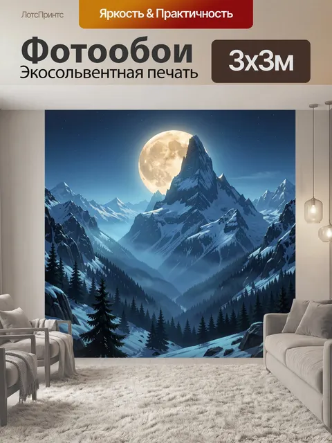 300 × 300 см · Экосольвентная печать