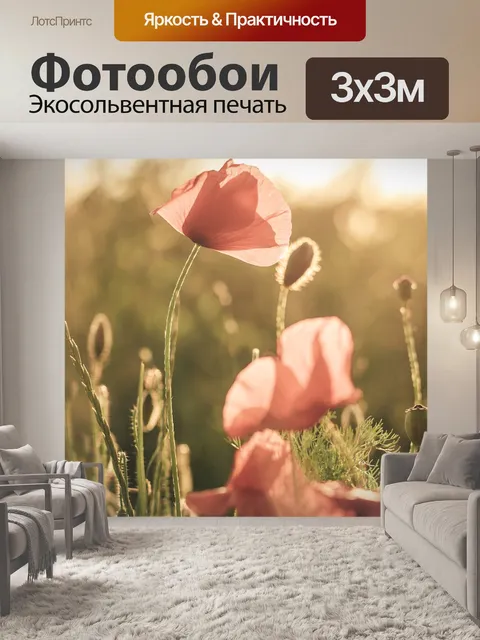Фотообои Мак
