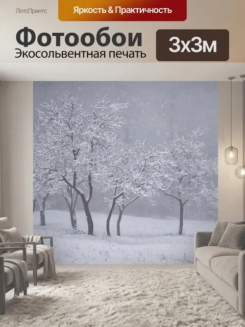 Фотообои Зимняя сцена