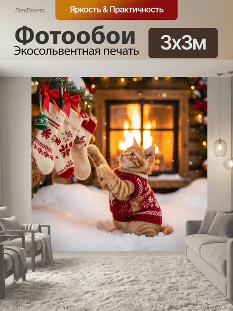 300 × 300 см · Экосольвентная печать