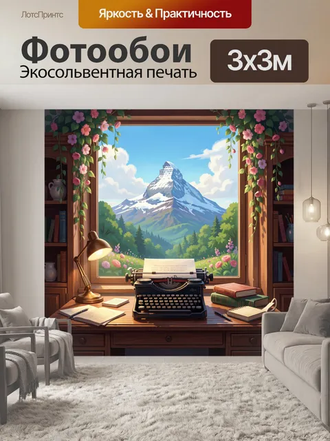 300 × 300 см · Экосольвентная печать