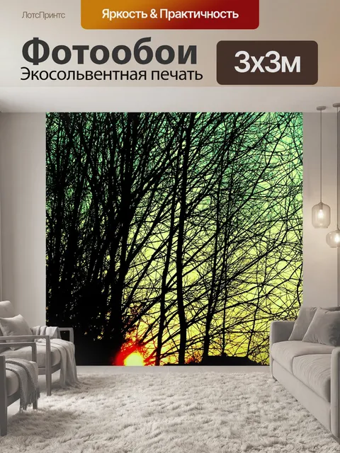 Фотообои Заход солнца