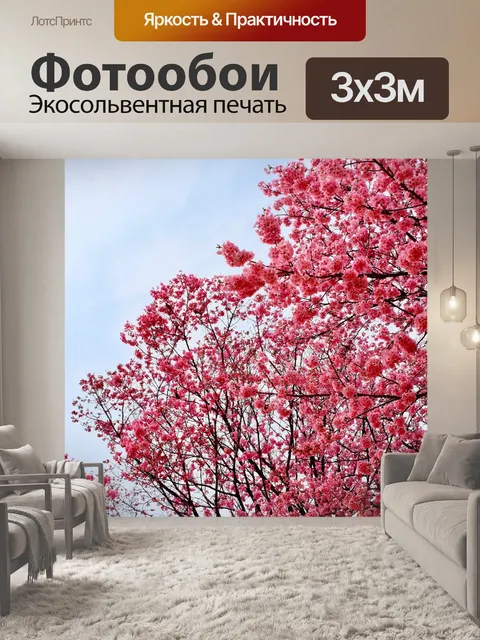 Фотообои Вишни в цвету