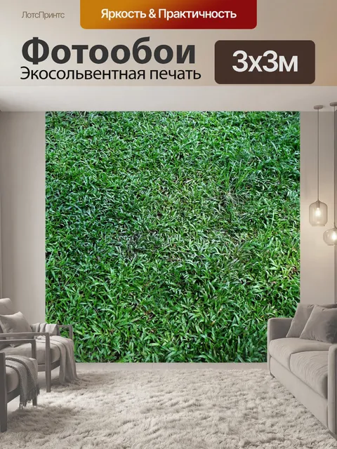 Фотообои Зеленая трава фон