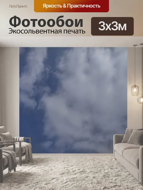 Фотообои Пухлое большое облако