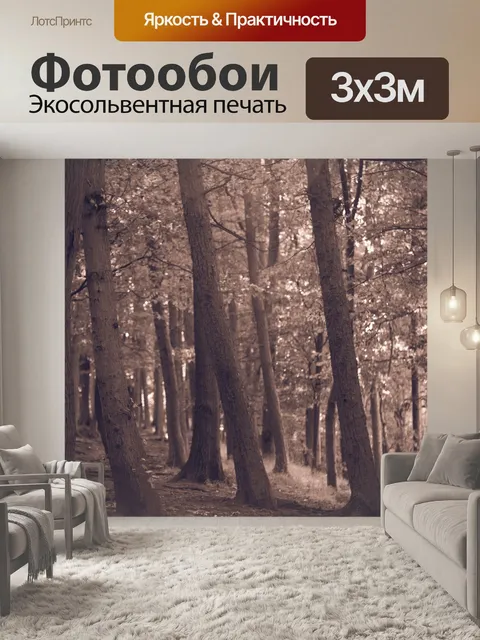 Фотообои лес