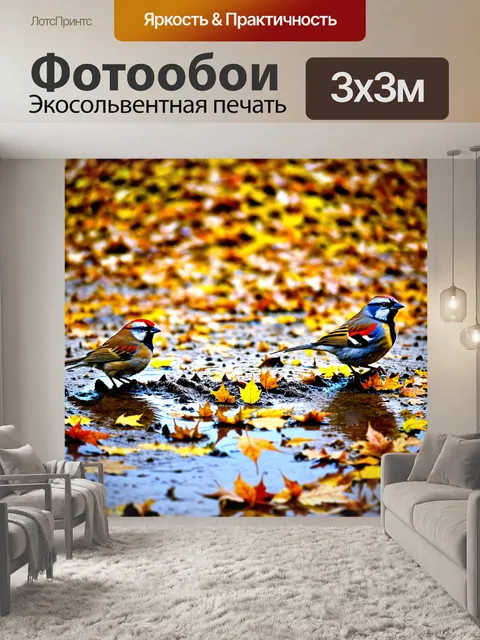 Фотообои осень осенняя слякоть
