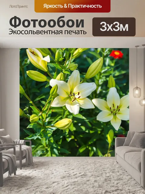 Фотообои Цветы