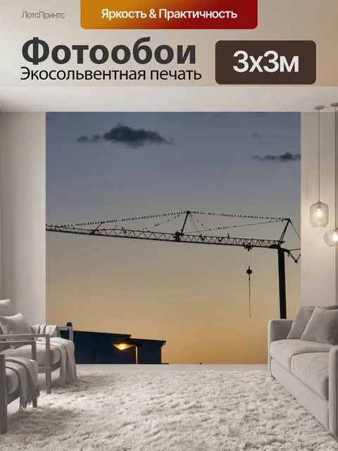 Фотообои Стая птиц