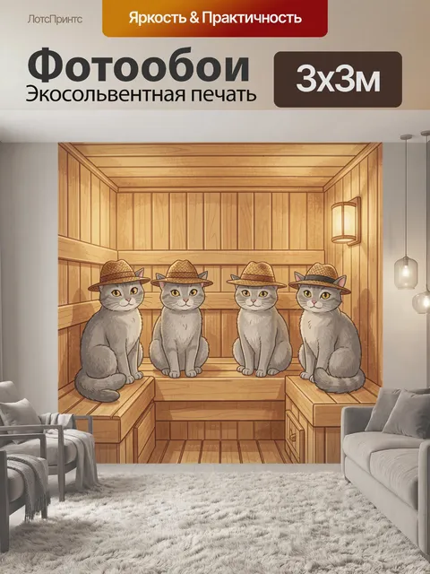 300 × 300 см · Экосольвентная печать