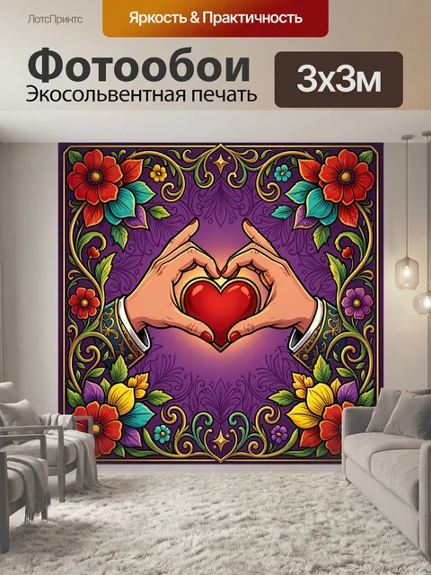 300 × 300 см · Экосольвентная печать