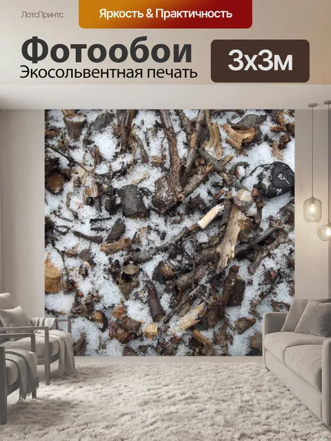 Фотообои Замороженные ветки N вещи