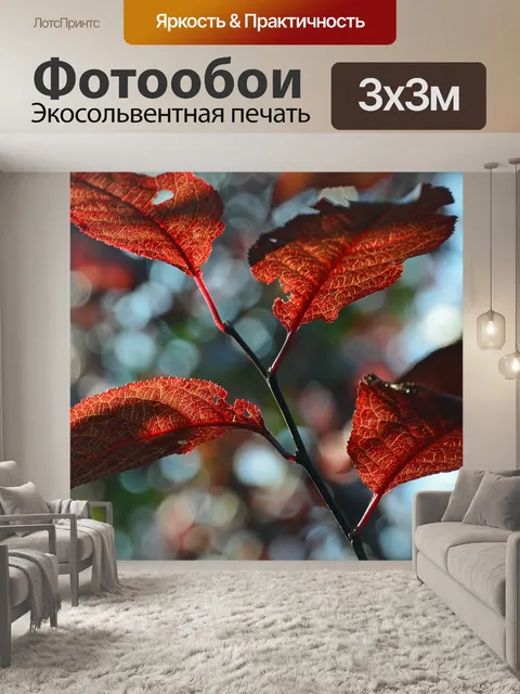 Фотообои Листья