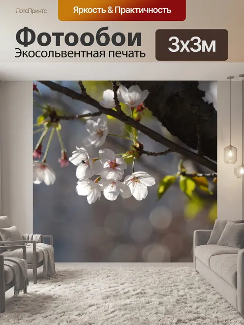 Фотообои Цветение вишни