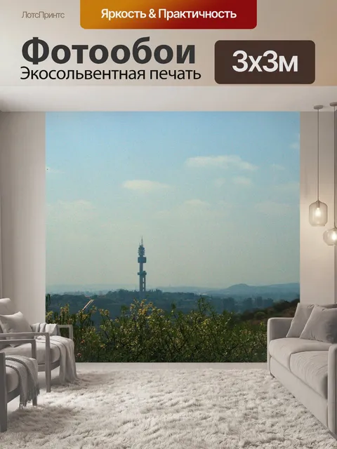 Фотообои вид на телком башни в Претории