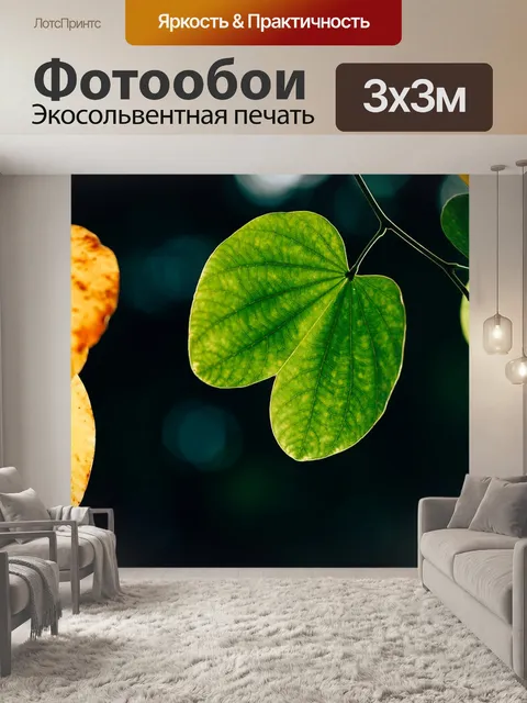 Фотообои Листья
