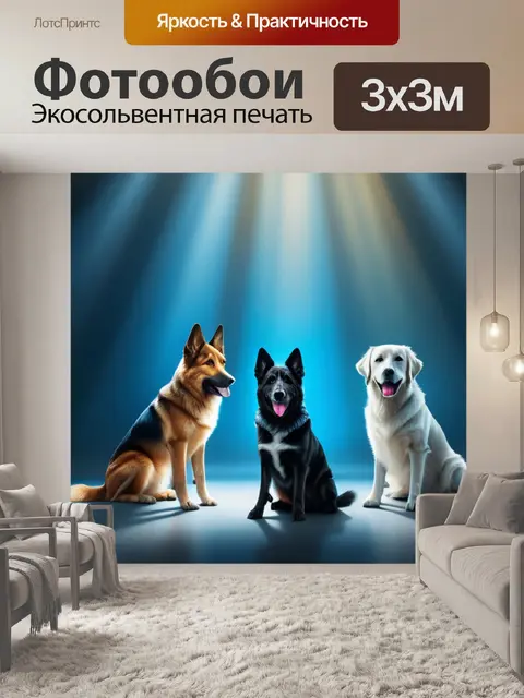 Фотообои с собаками