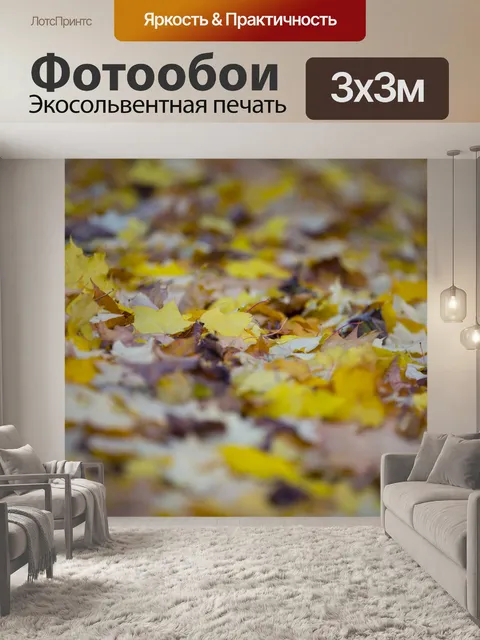 Фотообои Осенние листья