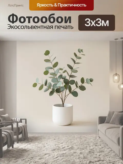 300 × 300 см · Экосольвентная печать
