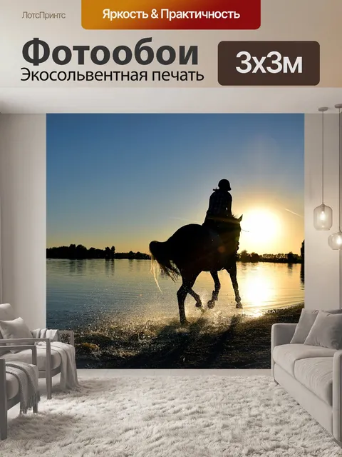 Фотообои Езда на лошади