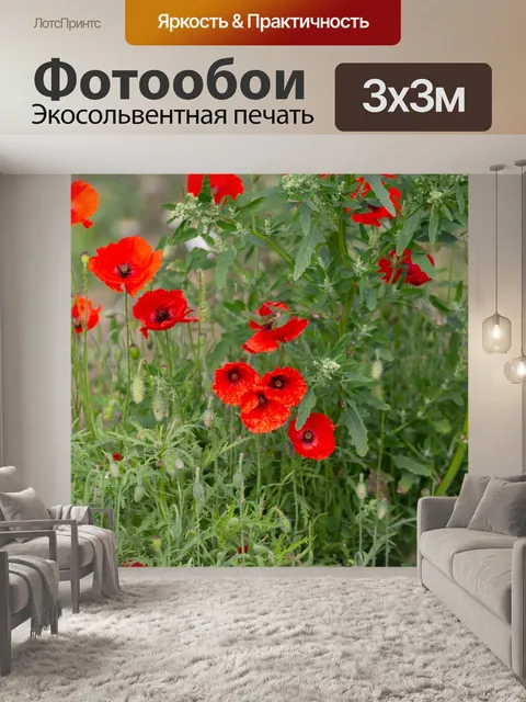 Фотообои Маки